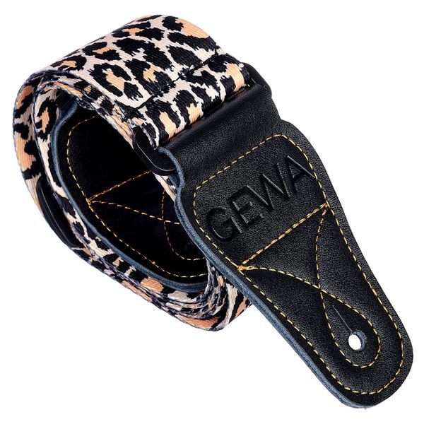 Gewa Guitar Strap Animal Ed Leopard
