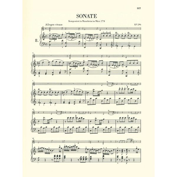 Henle Verlag Mozart Violinsonaten 2