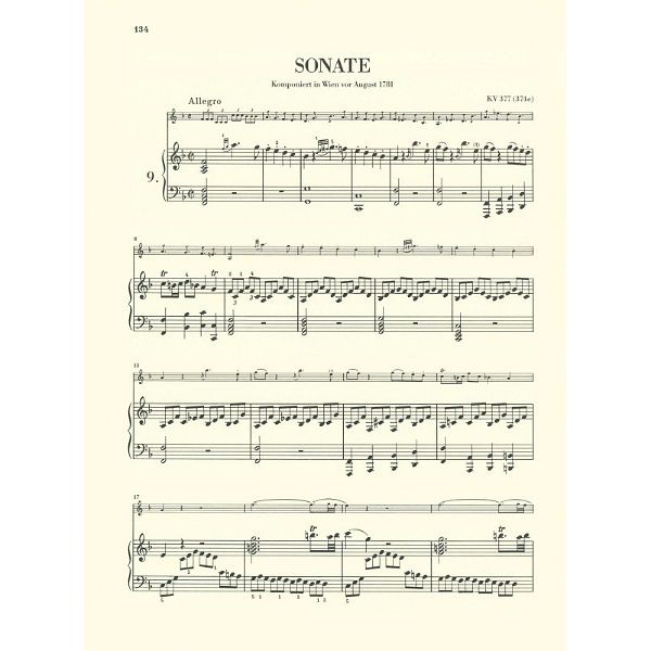 Henle Verlag Mozart Violinsonaten 2