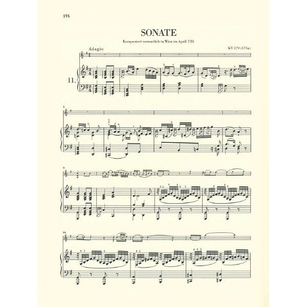 Henle Verlag Mozart Violinsonaten 2