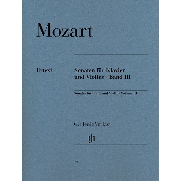 Henle Verlag Mozart Violinsonaten 3