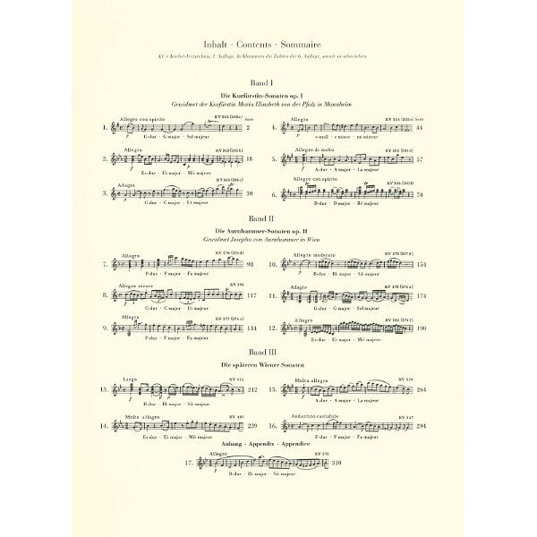 Henle Verlag Mozart Violinsonaten 3