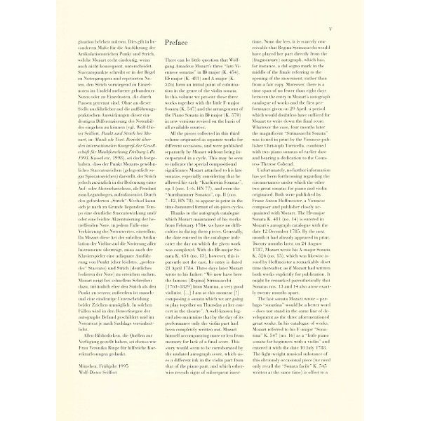 Henle Verlag Mozart Violinsonaten 3