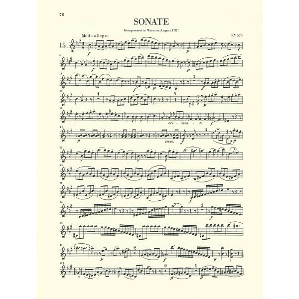 Henle Verlag Mozart Violinsonaten 3