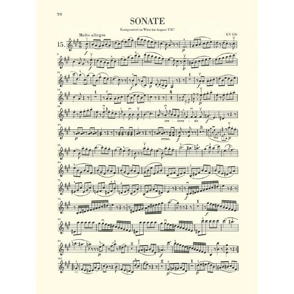 Henle Verlag Mozart Violinsonaten 3