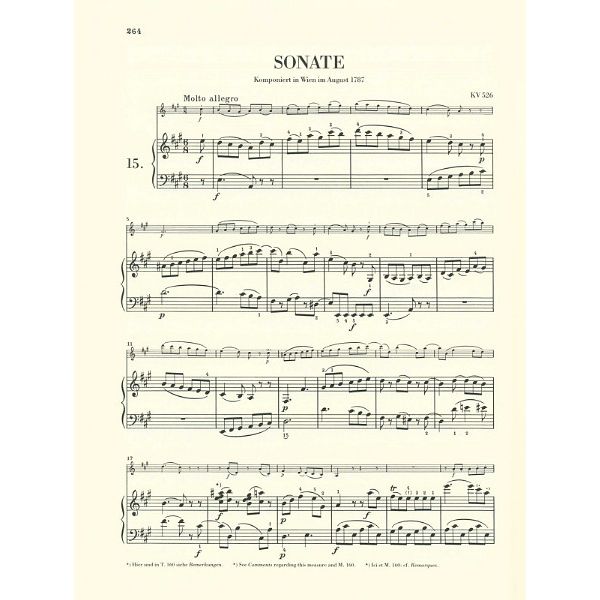 Henle Verlag Mozart Violinsonaten 3