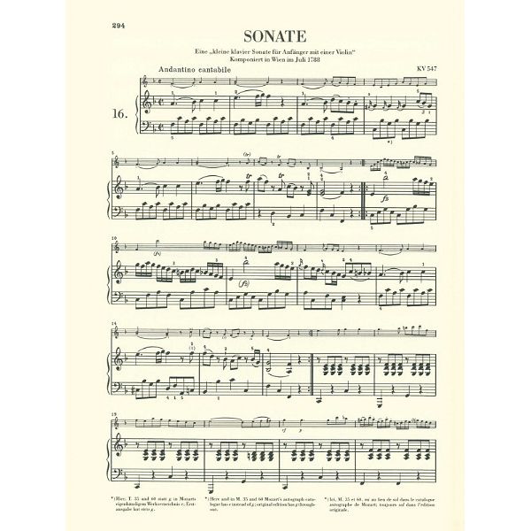 Henle Verlag Mozart Violinsonaten 3