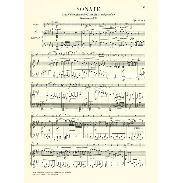 Henle Verlag Beethoven Violinsonaten 2