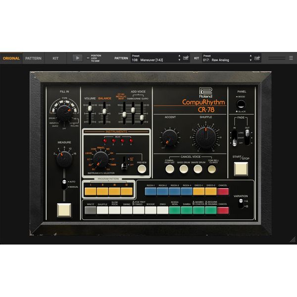 Roland Cloud CR-78 Rhythm Composer
