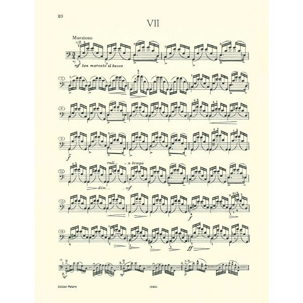Edition Peters Piatti 12 Capricen op. 25