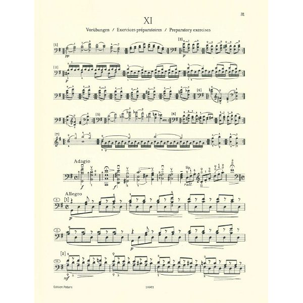Edition Peters Piatti 12 Capricen op. 25