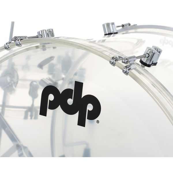 DW PDP Concept Clear Acrylic 6pc