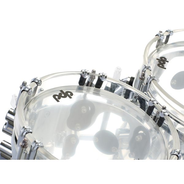 DW PDP Concept Clear Acrylic 6pc