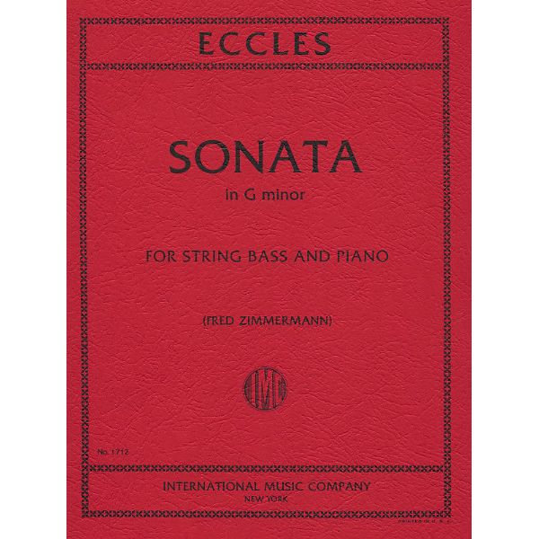 International Music Company Eccles Sonate in g-moll