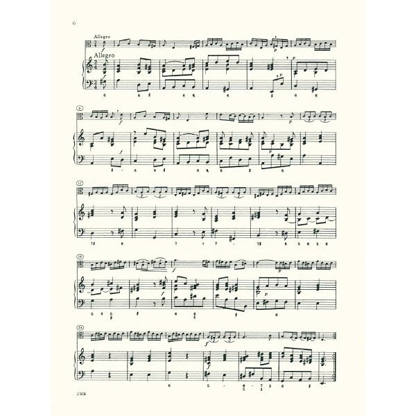 International Music Company Telemann Sonata in A minor