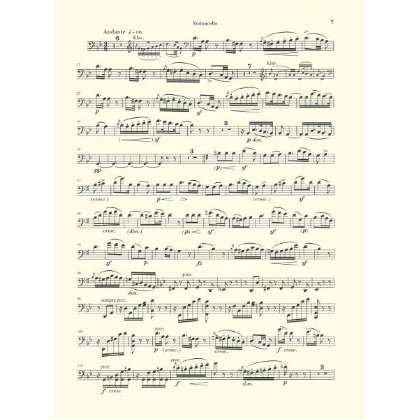 Henle Verlag Mendelssohn Cellosonate B-Dur