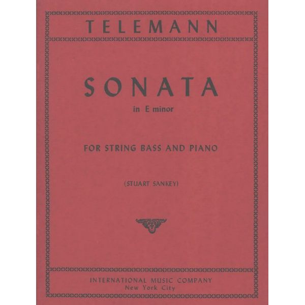 International Music Company Telemann Sonata in E minor