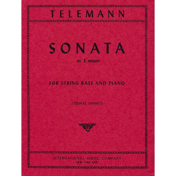 International Music Company Telemann Sonata in E minor