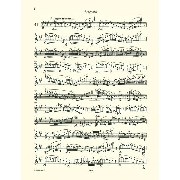 Edition Peters Mazas Etüden op.36 Heft 2