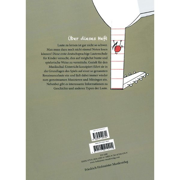 Friedrich Hofmeister Verlag Meine kleine Lautenschule