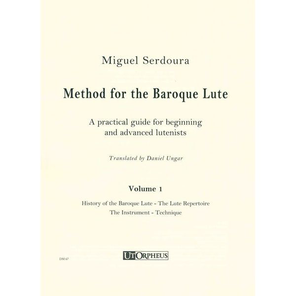 UT Orpheus Edizioni Method For The Baroque Lute