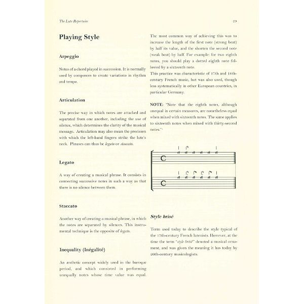 UT Orpheus Edizioni Method For The Baroque Lute