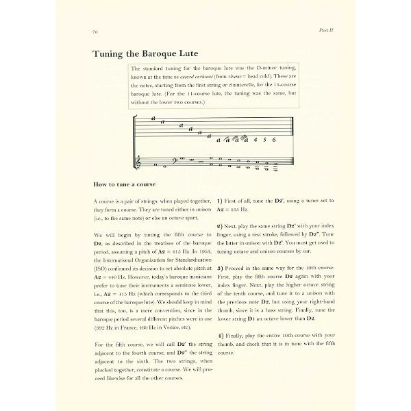 UT Orpheus Edizioni Method For The Baroque Lute