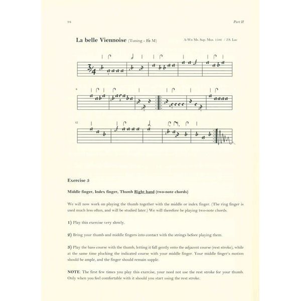 UT Orpheus Edizioni Method For The Baroque Lute