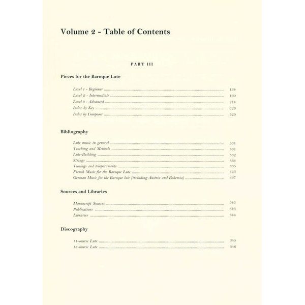 UT Orpheus Edizioni Method For The Baroque Lute