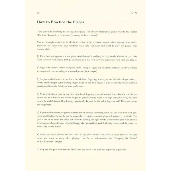 UT Orpheus Edizioni Method For The Baroque Lute