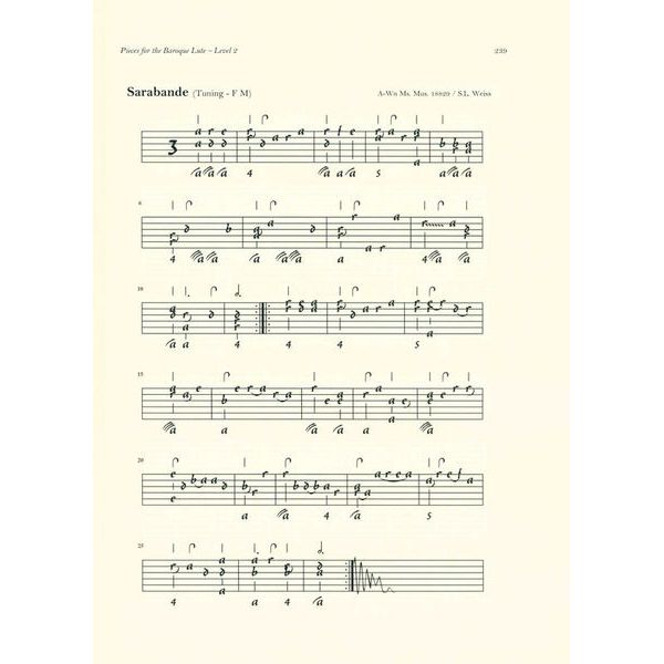 UT Orpheus Edizioni Method For The Baroque Lute