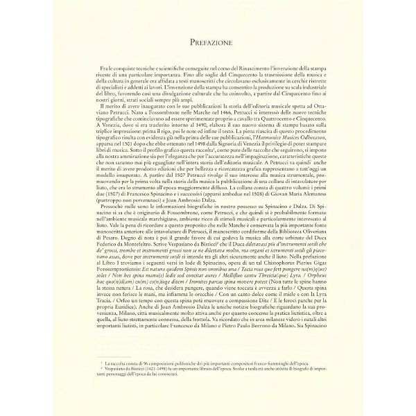 UT Orpheus Edizioni Anthology Petruccis Tablatures