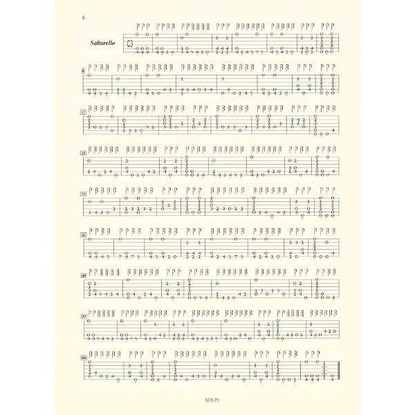 UT Orpheus Edizioni Anthology Petruccis Tablatures