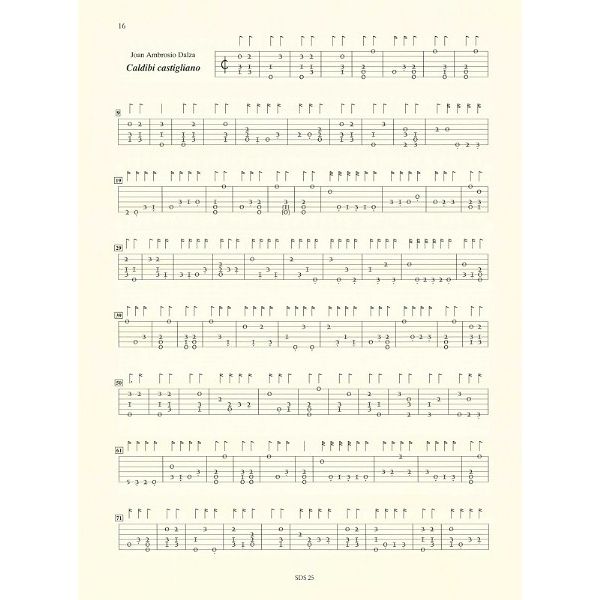UT Orpheus Edizioni Anthology Petruccis Tablatures