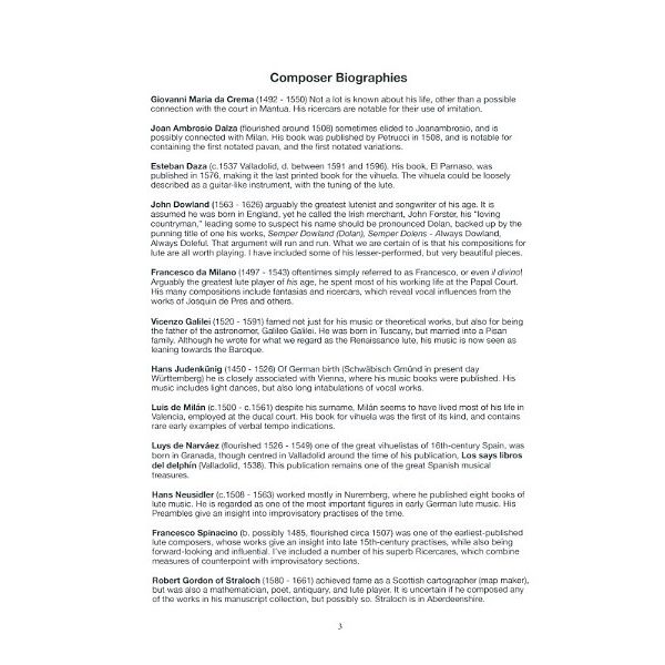 Mel Bay Renaissance Lute Repetoire