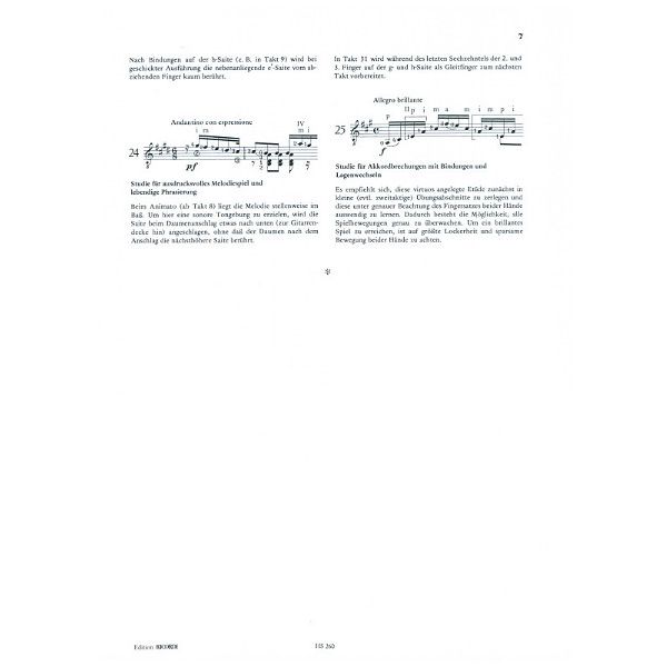 Ricordi Carcassi 25 Etüden op. 60