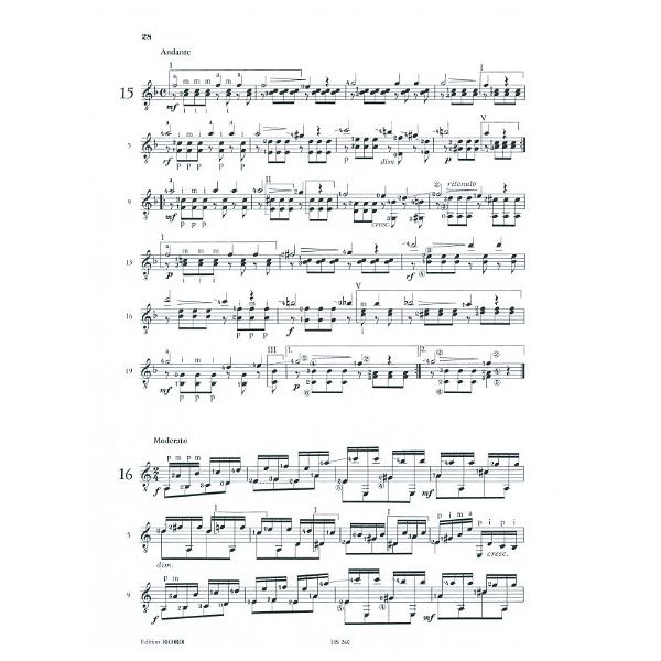 Ricordi Carcassi 25 Etüden op. 60