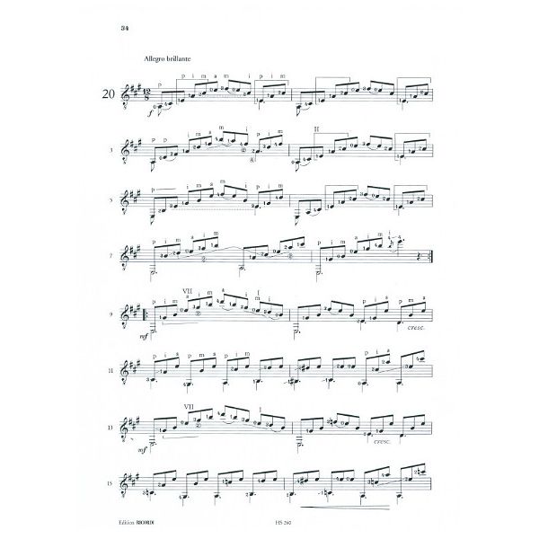 Ricordi Carcassi 25 Etüden op. 60