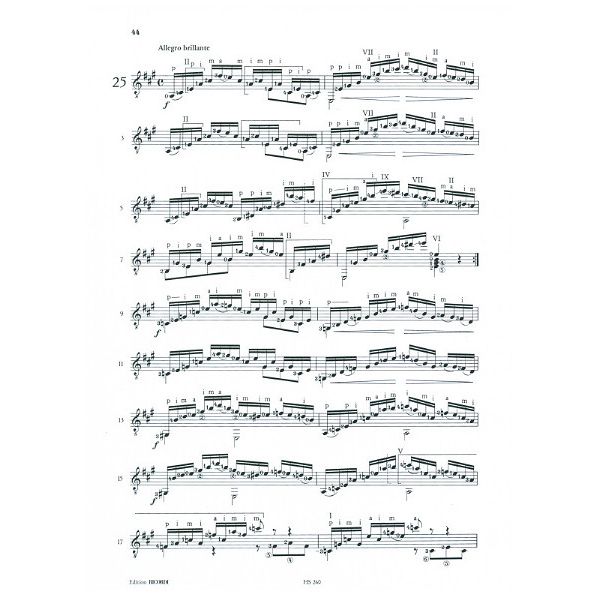 Ricordi Carcassi 25 Etüden op. 60
