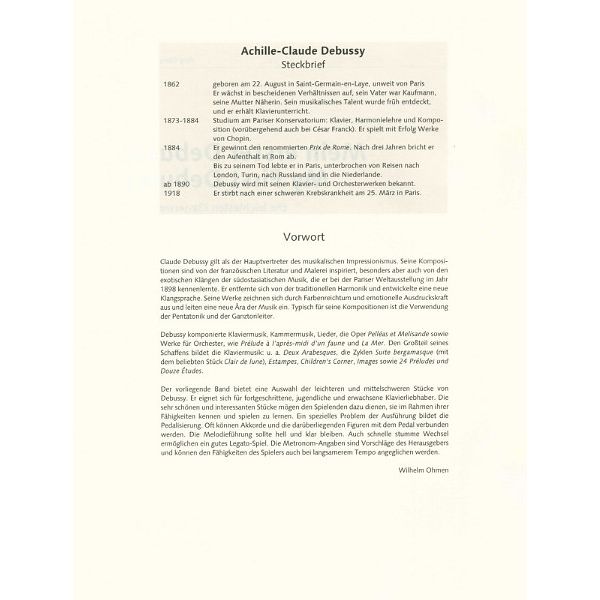 Schott Mein Erster Debussy