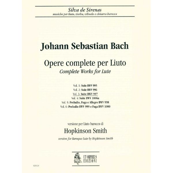 UT Orpheus Edizioni Bach Complete Works for Lute 3