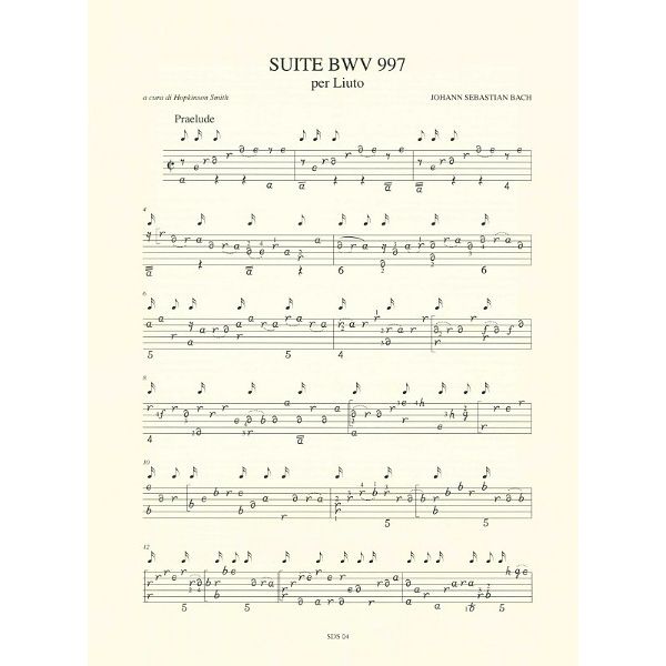 UT Orpheus Edizioni Bach Complete Works for Lute 3