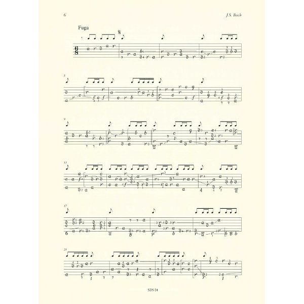 UT Orpheus Edizioni Bach Complete Works for Lute 3