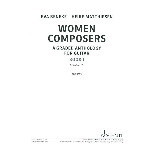 Schott Women Composers 1 Guitar