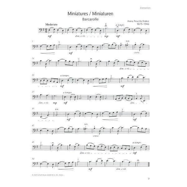 Schott Women Composers 1 Cello