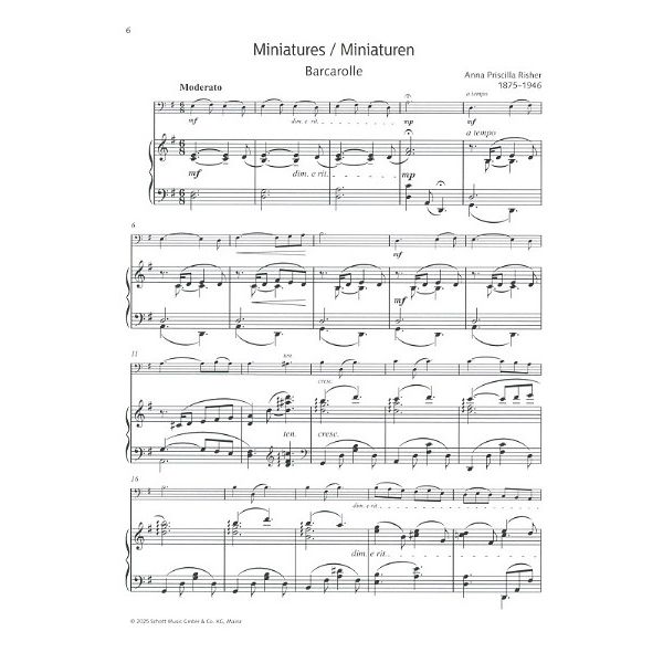 Schott Women Composers 1 Cello