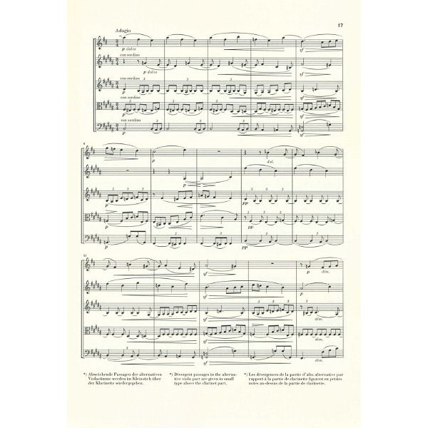 Henle Verlag Brahms Klarinettenquintett