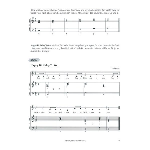 Edition Dux Pop Piano Patterns