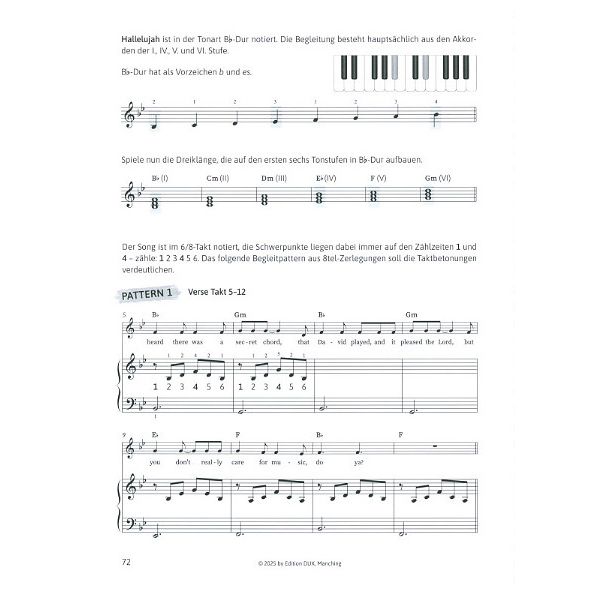 Edition Dux Pop Piano Patterns