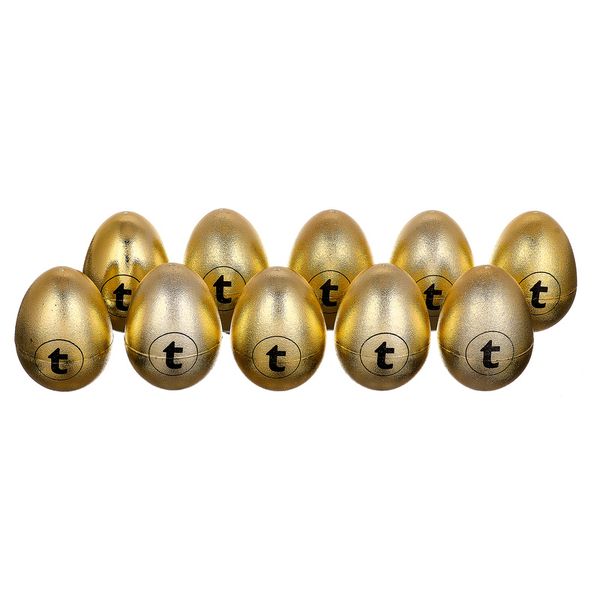 Thomann Egg Shaker Set 10 pcs Gold